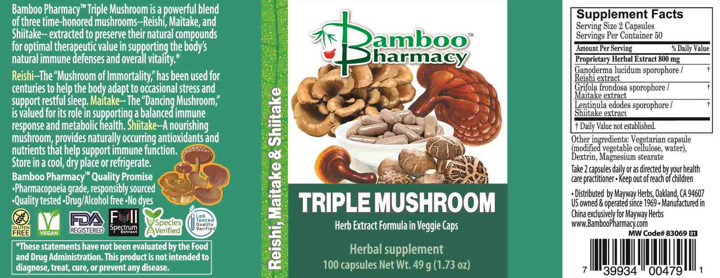Triple Mushroom Capsules