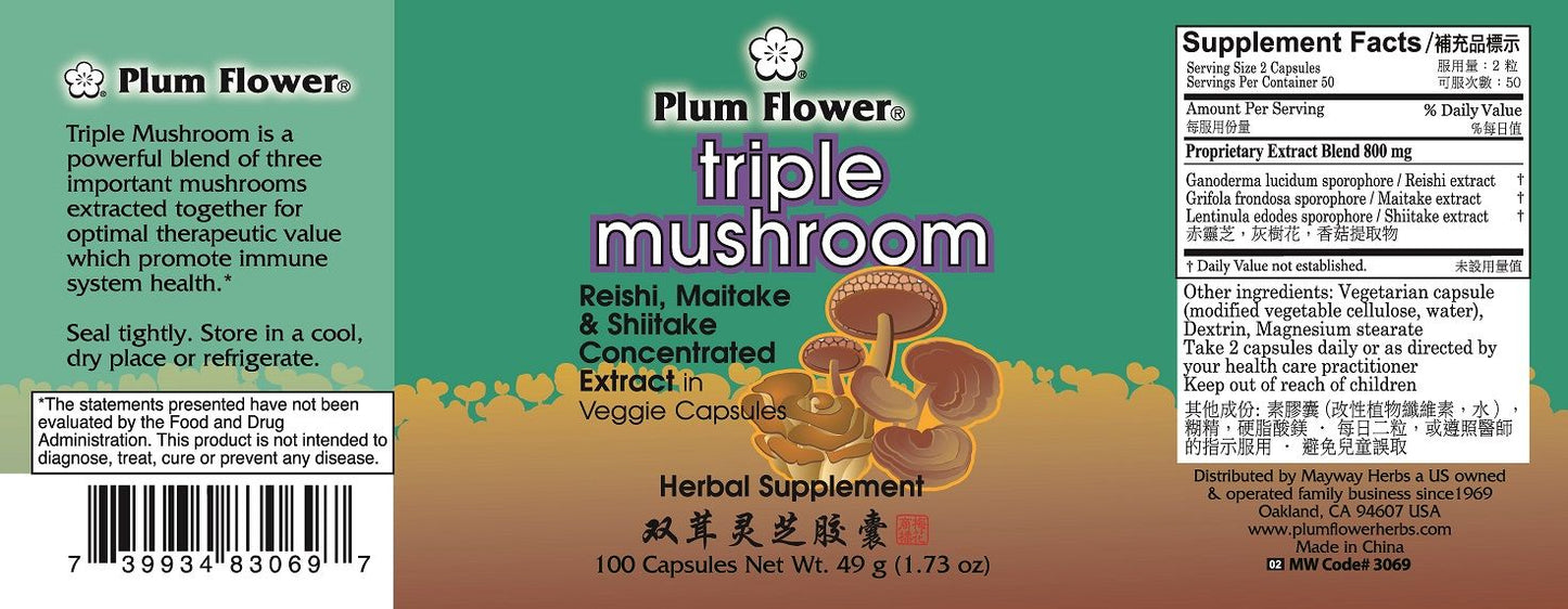 Triple Mushroom Capsules